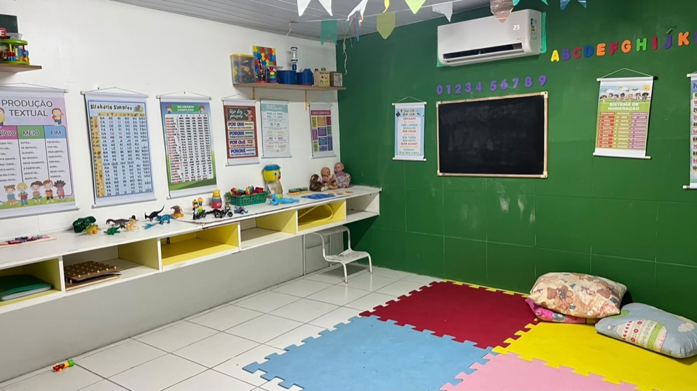 Sala de atendimento do Espaço Terapêutico Kids MAE