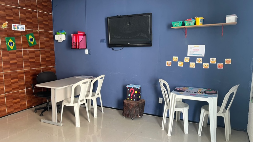 Sala de atendimento do Espaço Terapêutico Kids MAE
