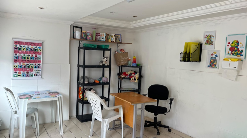 Sala de atendimento do Espaço Terapêutico Kids MAE