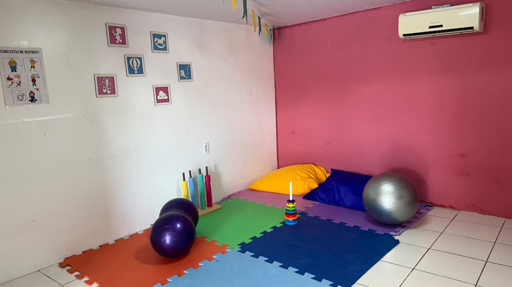 Sala de atendimento do Espaço Terapêutico Kids MAE