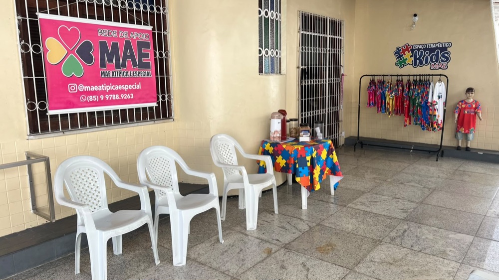 Sala de atendimento do Espaço Terapêutico Kids MAE